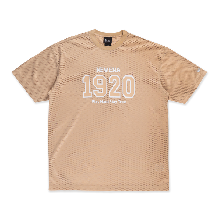 New Era Basketball Club Oat Milk Oversized Short Sleeve T-Shirt