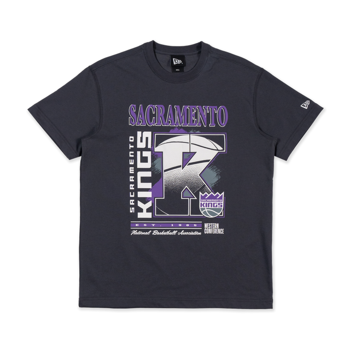 Sacramento Kings NBA Baller Era Graphite Short Sleeve T-Shirt