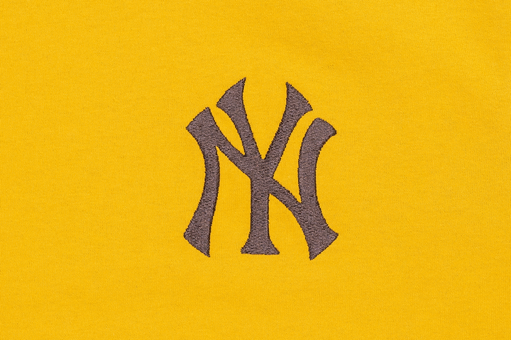 New York Yankees Color Era Yellow Mustard Short Sleeve T-Shirt