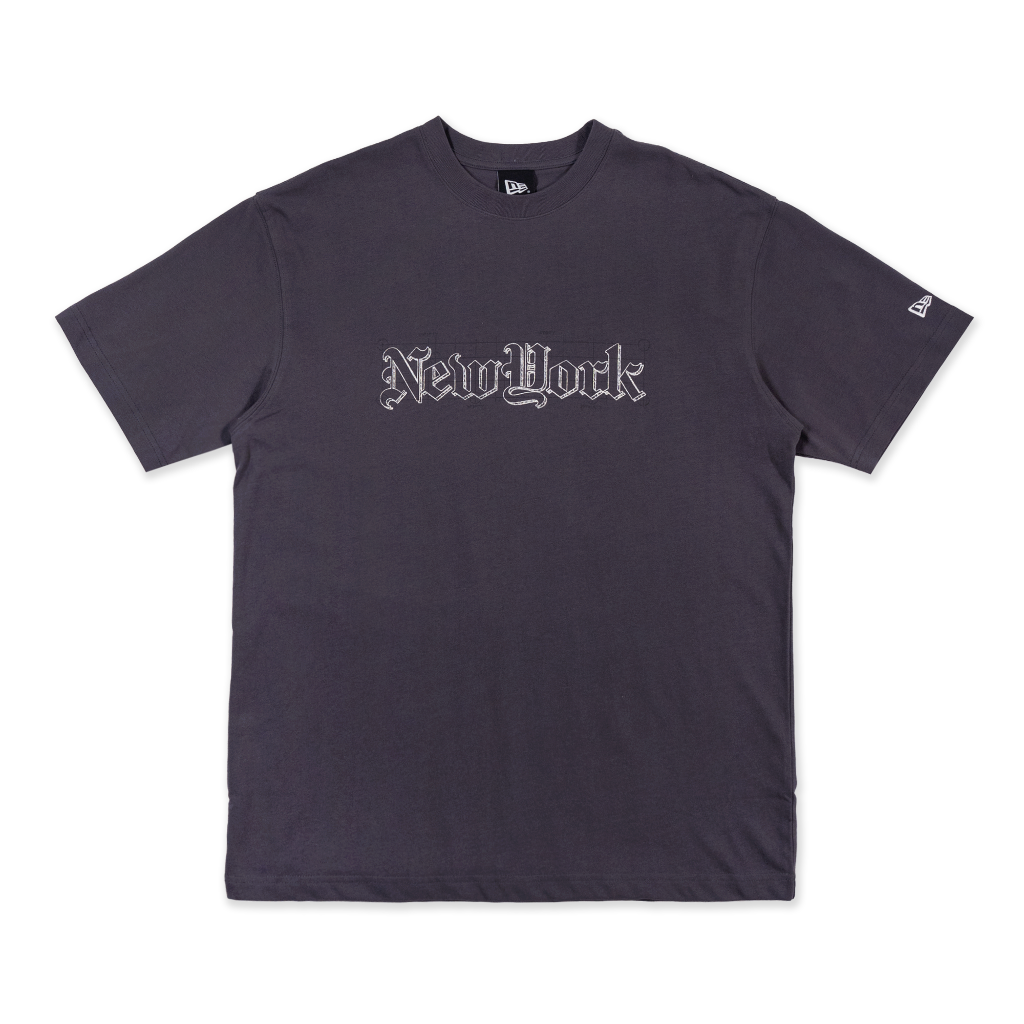 New Era　SHORT-SLEEVE MNT OOTTF New Era ODE To NY Graphite Oversized Short Sleeve T-Shirt