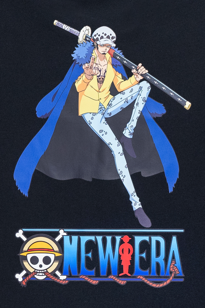 New Era x One Piece Gear 5 Trafalgar D. Water Law Black Short Sleeve T-Shirt