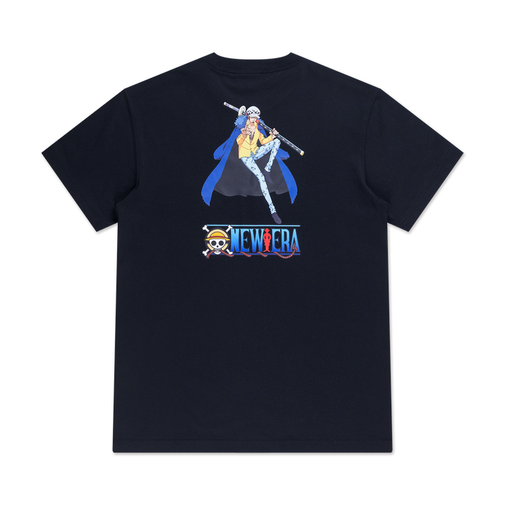 New Era x One Piece Gear 5 Trafalgar D. Water Law Black Short Sleeve T-Shirt