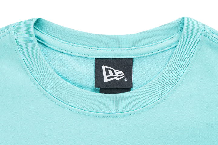 New Era Basic Arctic Teal Women Crop Tee