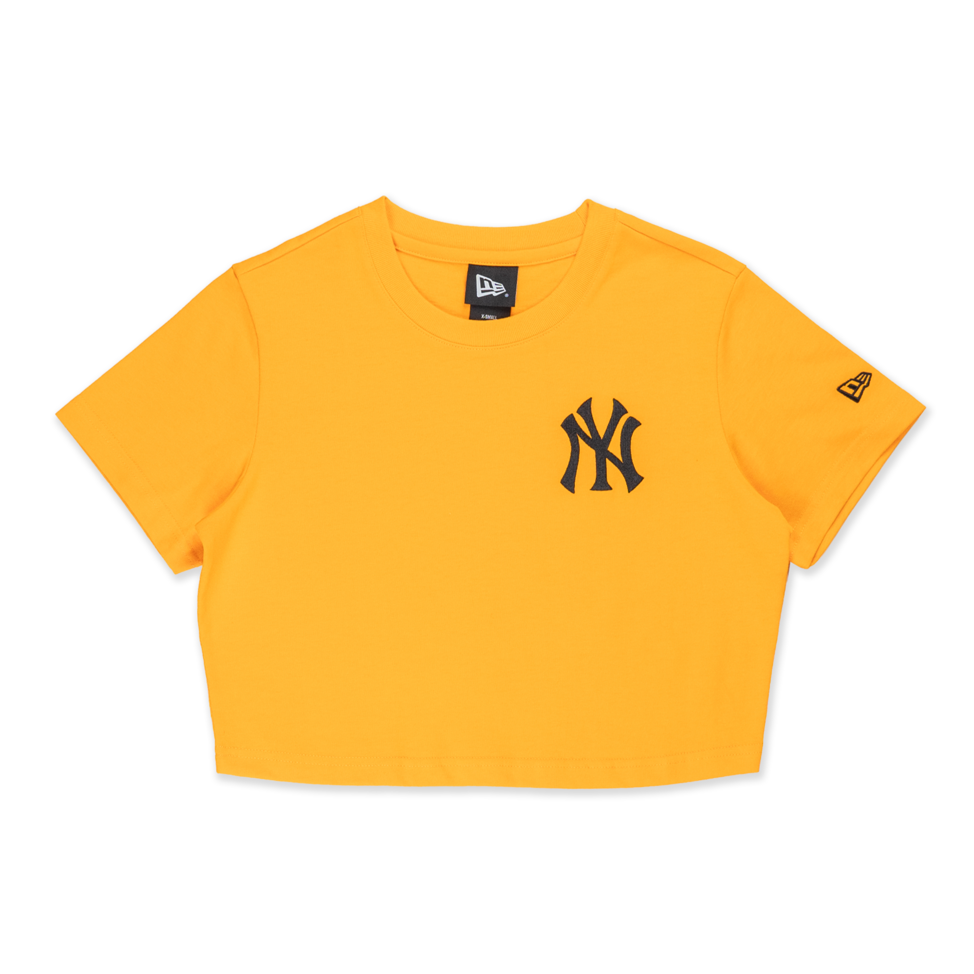 Women New York Yankees Color Era Papaya Orange Crop Tee