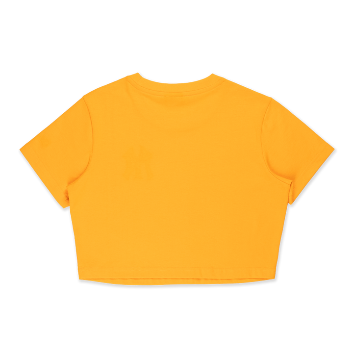 Women New York Yankees Color Era Papaya Orange Crop Tee
