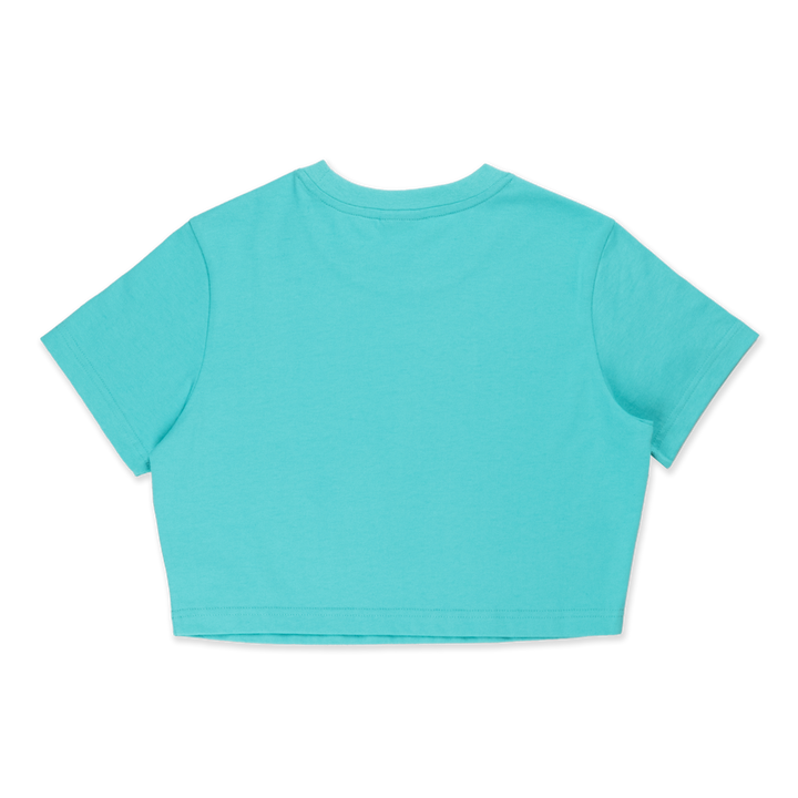 Women Los Angeles Dodgers Color Era Arctic Teal Crop Tee