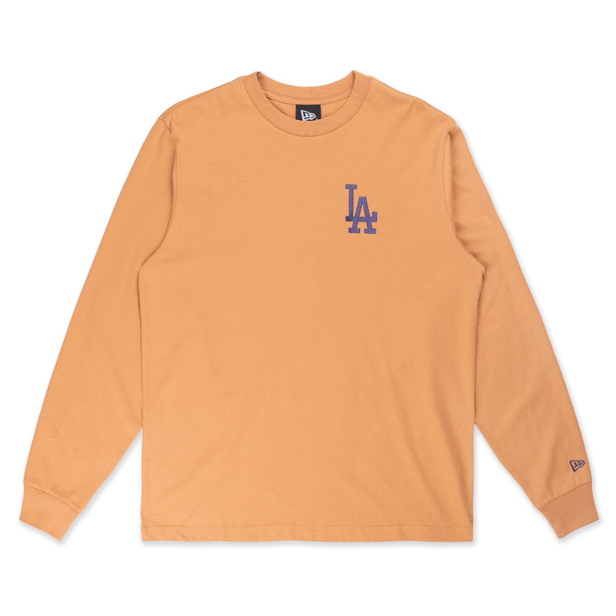 Los Angeles Dodgers Color Era Deep Sand Brown Long Sleeve T