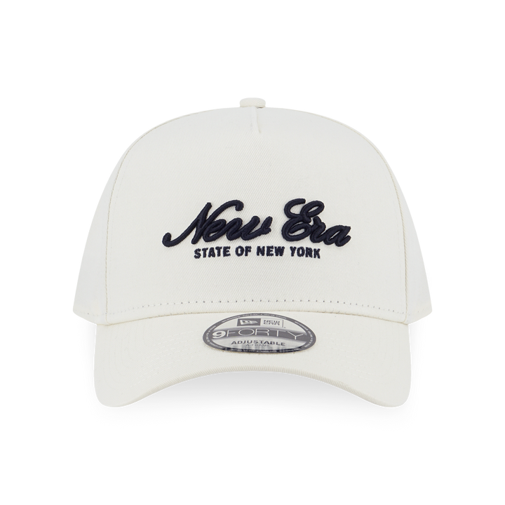 9FORTY A-Frame New Era Basic Chrome White Adjustable