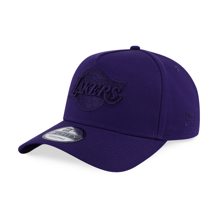 9FORTY A-Frame Los Angeles Lakers Basketball Tonal Pack Purple Adjustable