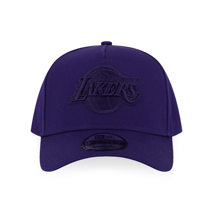 9FORTY A-Frame Los Angeles Lakers Basketball Tonal Pack Purple Adjustable