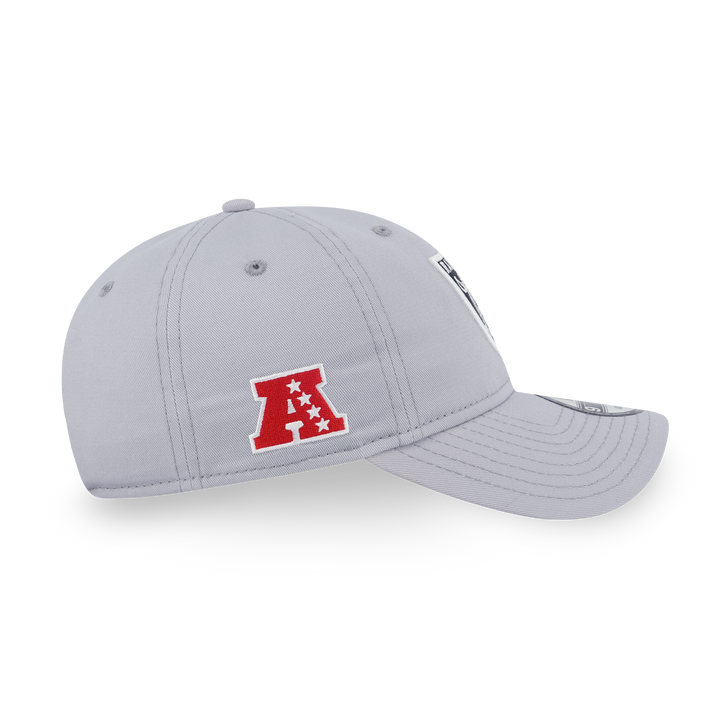 9TWENTY Las Vegas Raiders NFL Snow Gray Adjustable