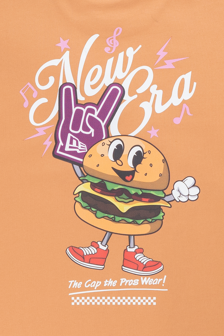 New Era Springtime Rhythm Deep Sand Brown Oversized Short Sleeve T-Shirt