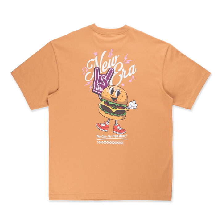 New Era Springtime Rhythm Deep Sand Brown Oversized Short Sleeve T-Shirt