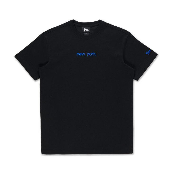 New York Knicks NBA Doodles Black Short Sleeve T-Shirt