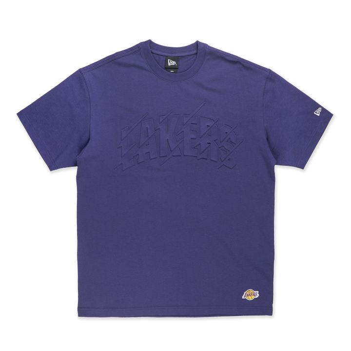 Los Angeles Lakers Basketball Tonal Pack Purple Oversized Short Sleeve T-Shirt