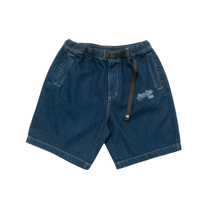 Graduation Denim Blue Woven Shorts