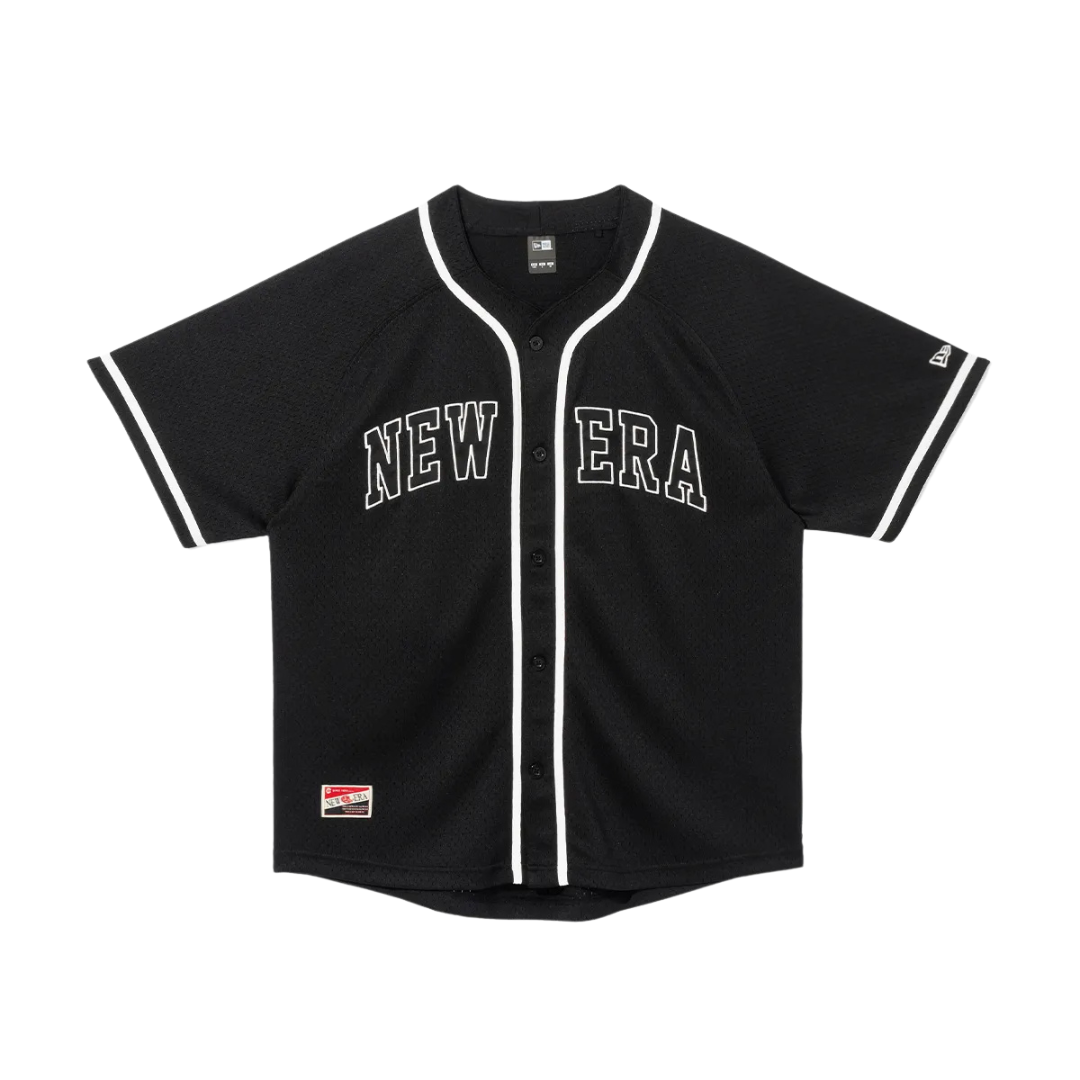 New Era Retro Baseball Black Jersey Shirt – New Era Malaysia