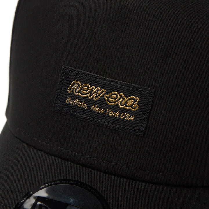 9FORTY A-Frame Metal Flag Black Gold Snapback