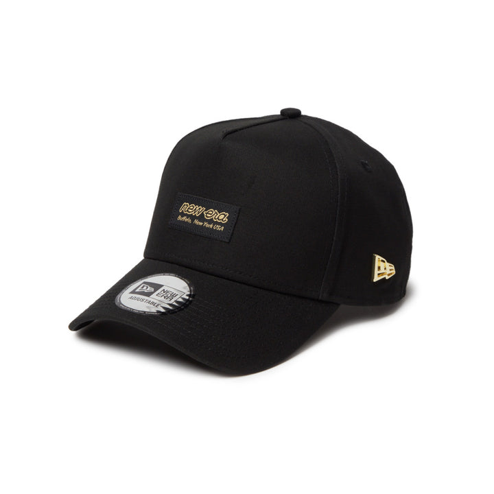 9FORTY A-Frame Metal Flag Black Gold Snapback