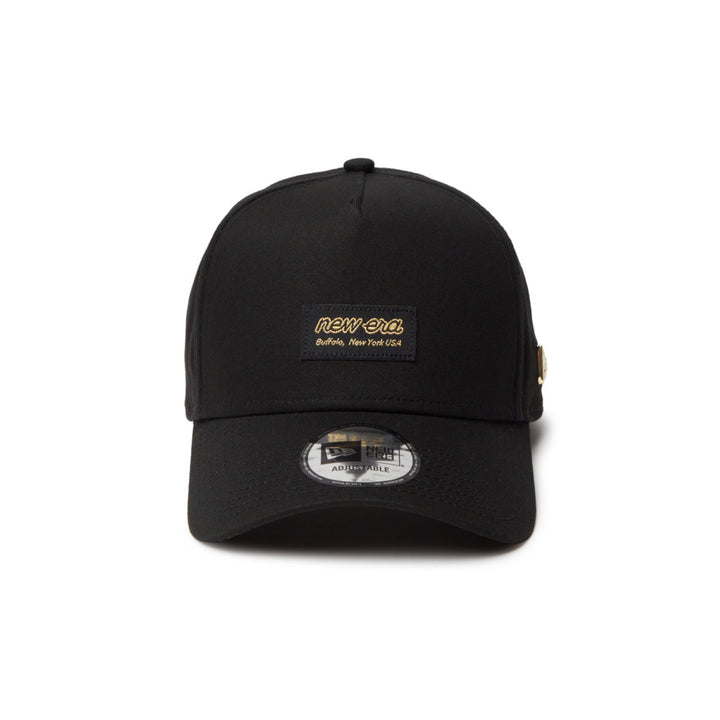 9FORTY A-Frame Metal Flag Black Gold Snapback