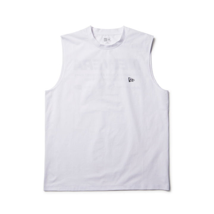Outdoor Utility Archive Logo White Sleeveless Tank Top