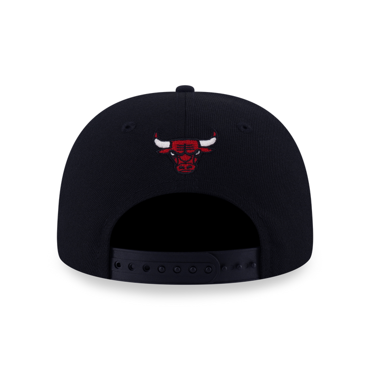 9FORTY A-Frame Kids Chicago Bulls League Mix Cartoon 2-Tone Scarlet Visor Black Snapback