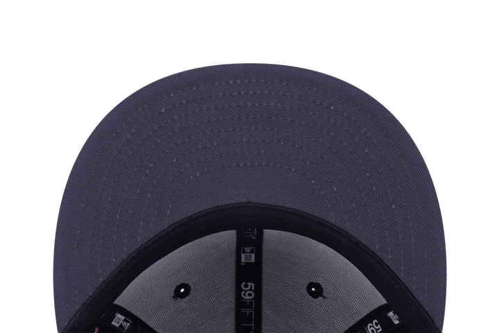 59Fifty New York Giant Cooperstown Metallic 2-Tone Graphite Visor Black Fitted