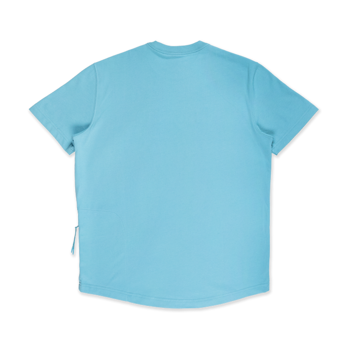 New Era Mountain Logo Blue Foam Short Sleeve T-Shirt