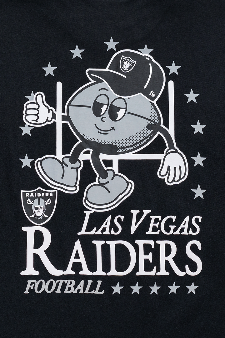 Las Vegas Raiders League Mix Cartoon Black Short Sleeve T-Shirt