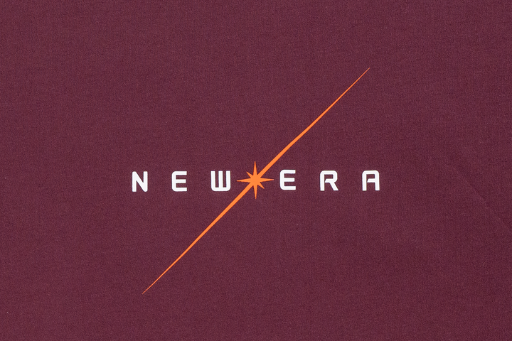 New Era Trail Runner Maroon Oversized Short Sleeve T-Shirt