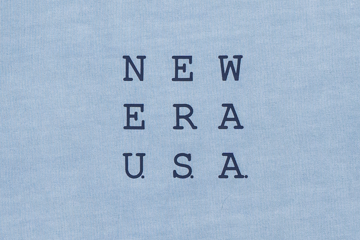 New Era Trail Runner Light Navy Rock Dyed Oversized Short Sleeve T-Shirt