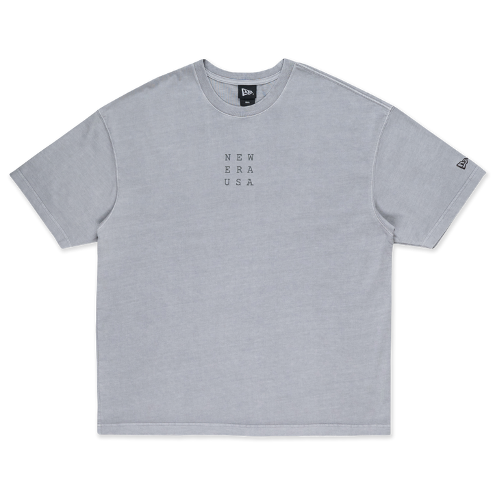 New Era Trail Runner Light Gray Oversized Short Sleeve T-Shirt