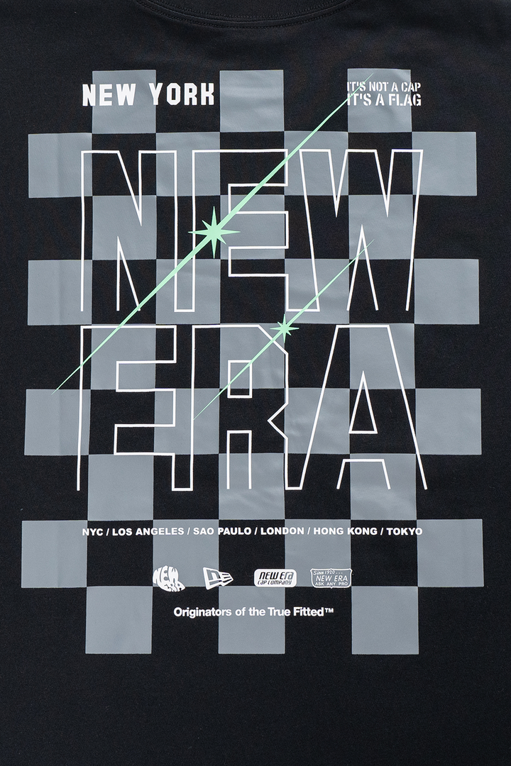 New Era Trail Runner Black Oversized Short Sleeve T-Shirt