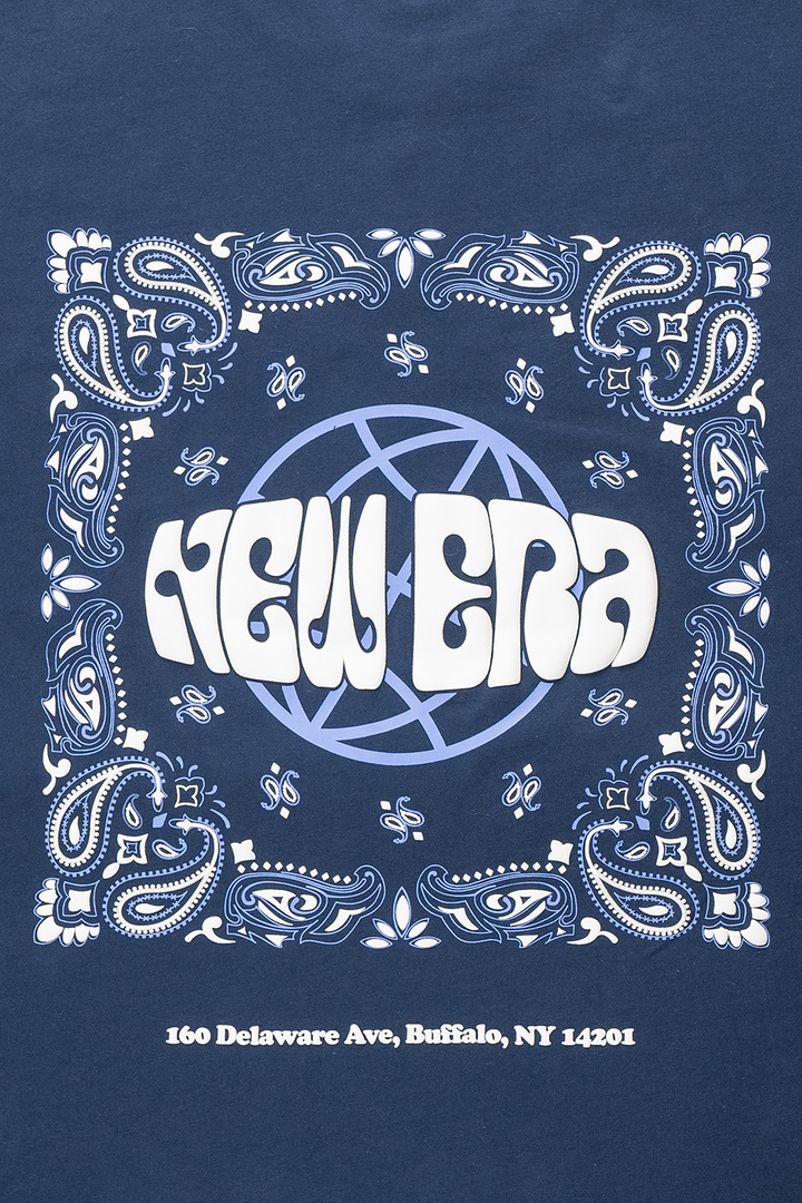 New Era Street Swing Oceanside Blue Oversized Short Sleeve T-Shirt