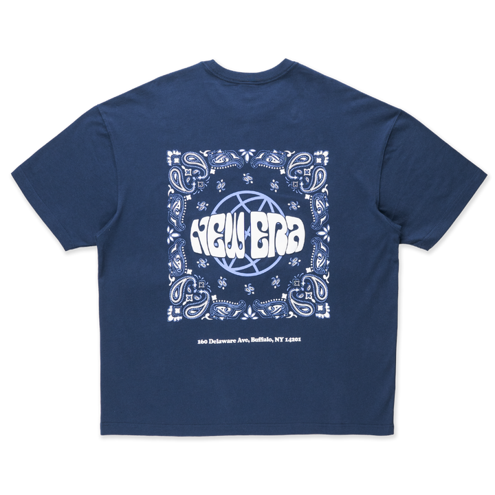 New Era Street Swing Oceanside Blue Oversized Short Sleeve T-Shirt