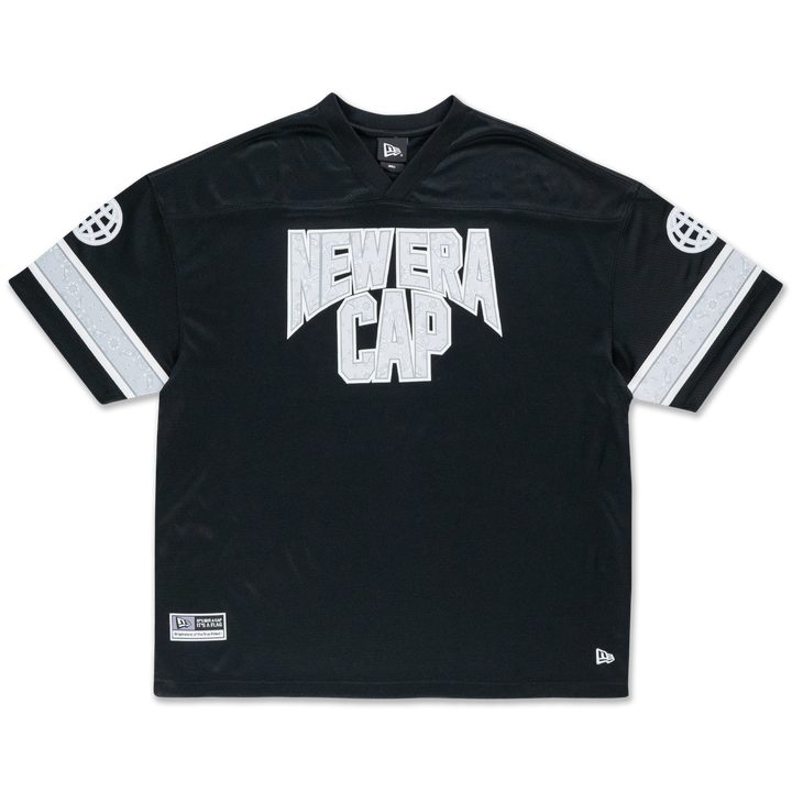 New Era Street Swing Black Oversized Short Sleeve T-Shirt