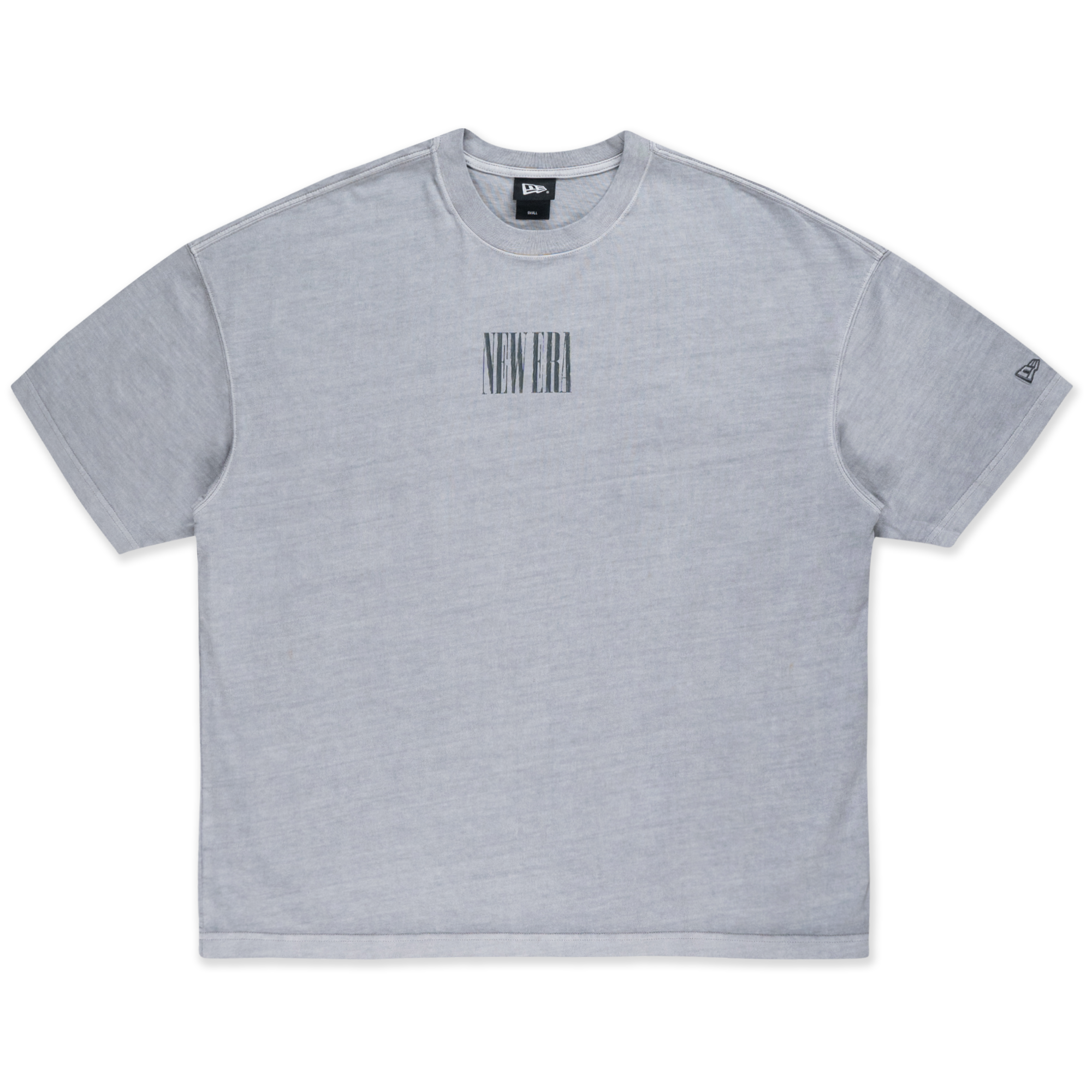 New Era 90S Vibe Washed Dolphin Gray Oversized Short Sleeve T