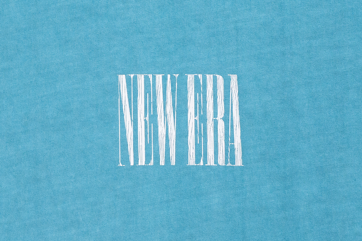 New Era 90S Vibe Washed Blue Foam Oversized Short Sleeve T-Shirt