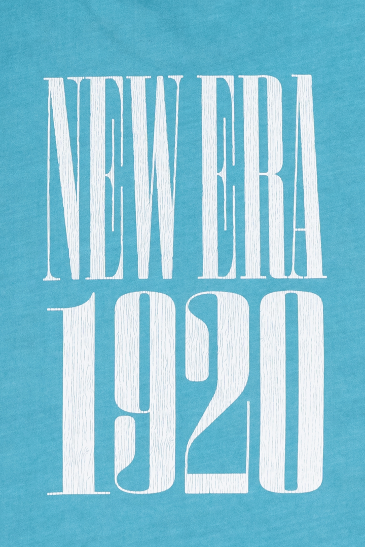 New Era 90S Vibe Washed Blue Foam Oversized Short Sleeve T-Shirt