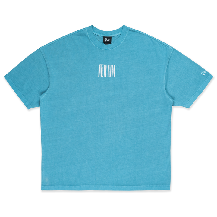 New Era 90S Vibe Washed Blue Foam Oversized Short Sleeve T-Shirt