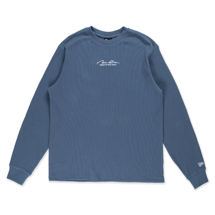 New Era Basic Muted Indigo Long Sleeve T-Shirt