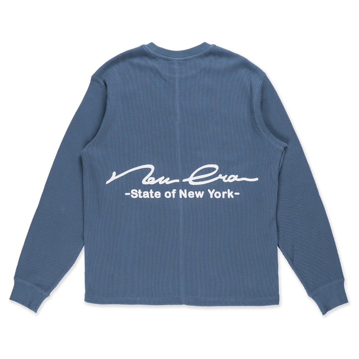 New Era Basic Muted Indigo Long Sleeve T-Shirt