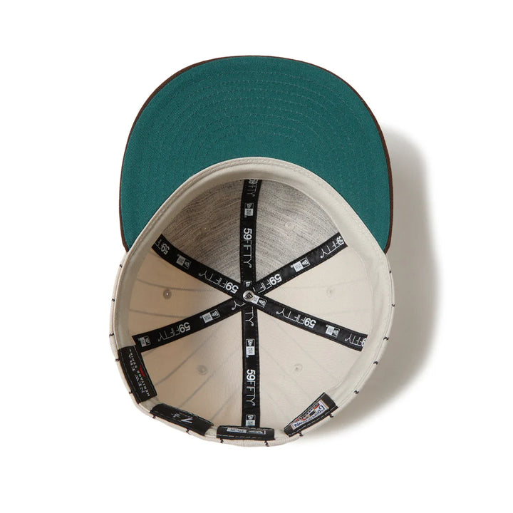 59FIFTY Soft Buckram New York Yankees Cooperstown Heritage Walnut Fitted