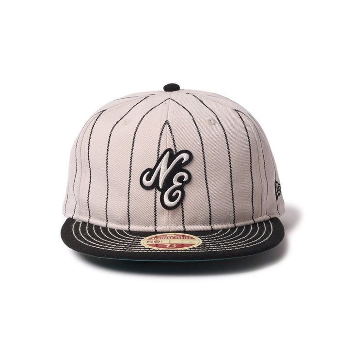 59FIFTY Soft Buckram New Era Heritage Classic Logo Black Fitted