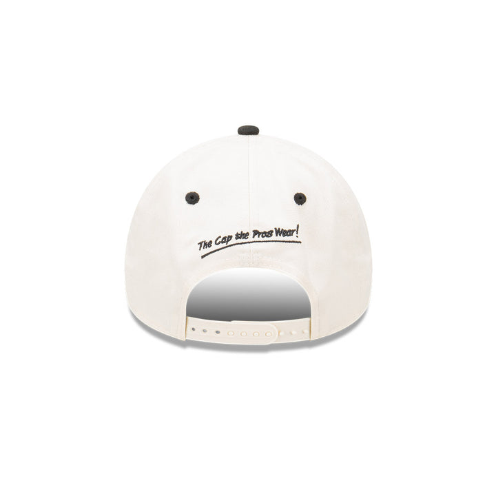 9FORTY A-Frame New Era Capsule 2-Tone Black Visor Chrome White Snapback