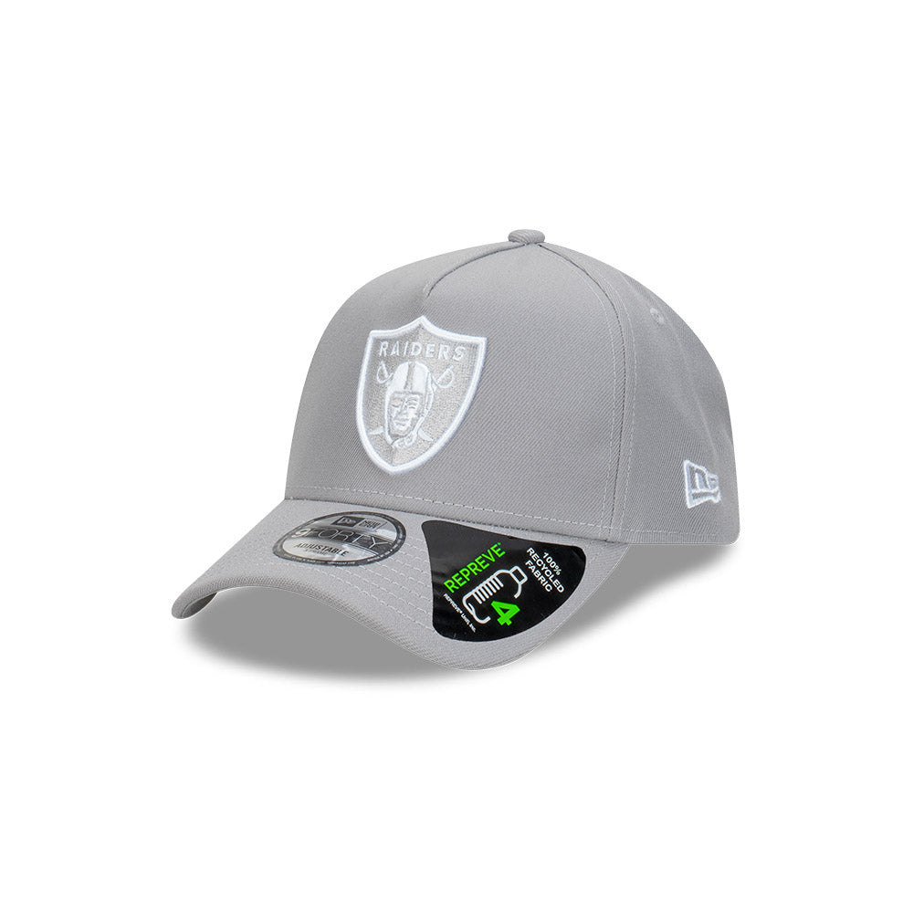 9FORTY A-Frame Las Vegas Raiders Repreve® Cloud Gray Snapback