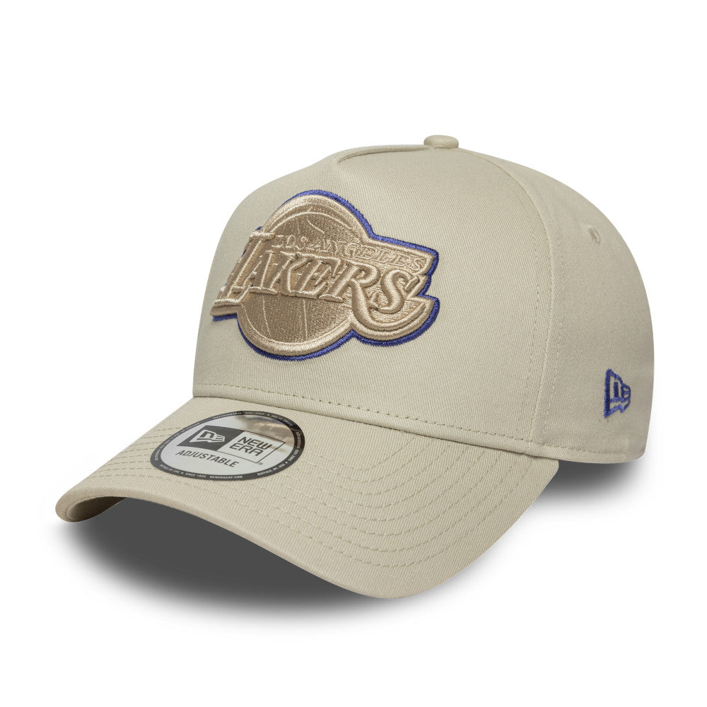 Casquette New Era 9FORTY M-Crown – Los Angeles Lakers, Couleur Charbon, 100% Coton