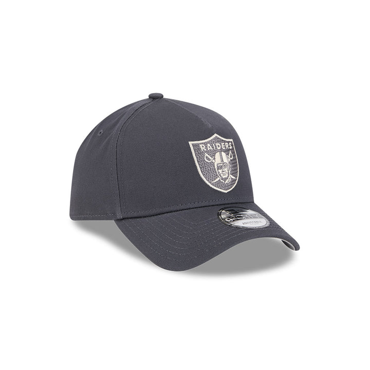 9FORTY A-Frame Las Vegas Raiders Earth Tone Chainstitch Gray Heather Snapback