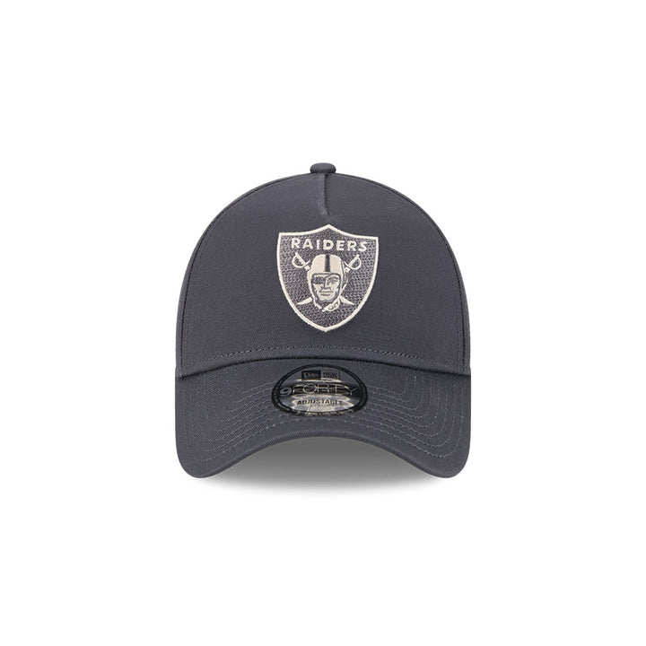 9FORTY A-Frame Las Vegas Raiders Earth Tone Chainstitch Gray Heather Snapback