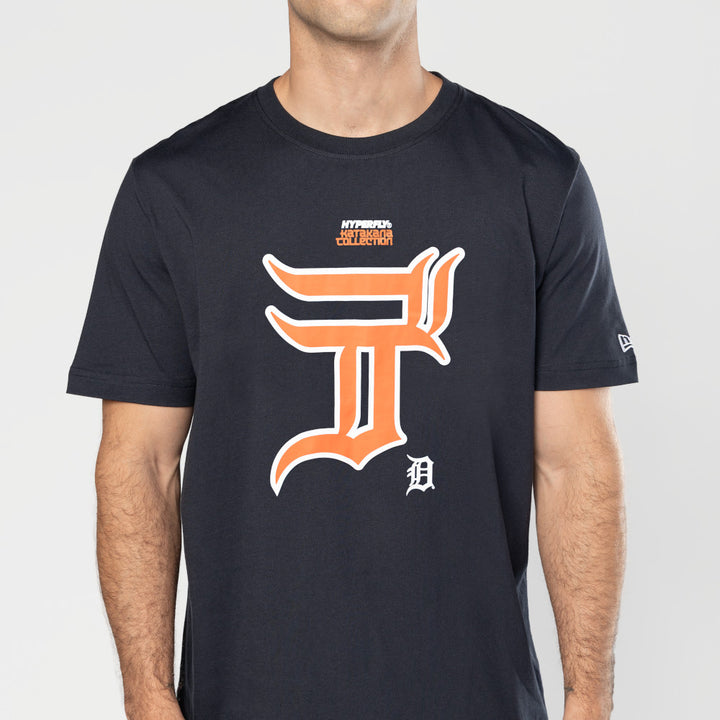 Detroit Tigers Hyperfly x MLB Navy Short Sleeve T-Shirt